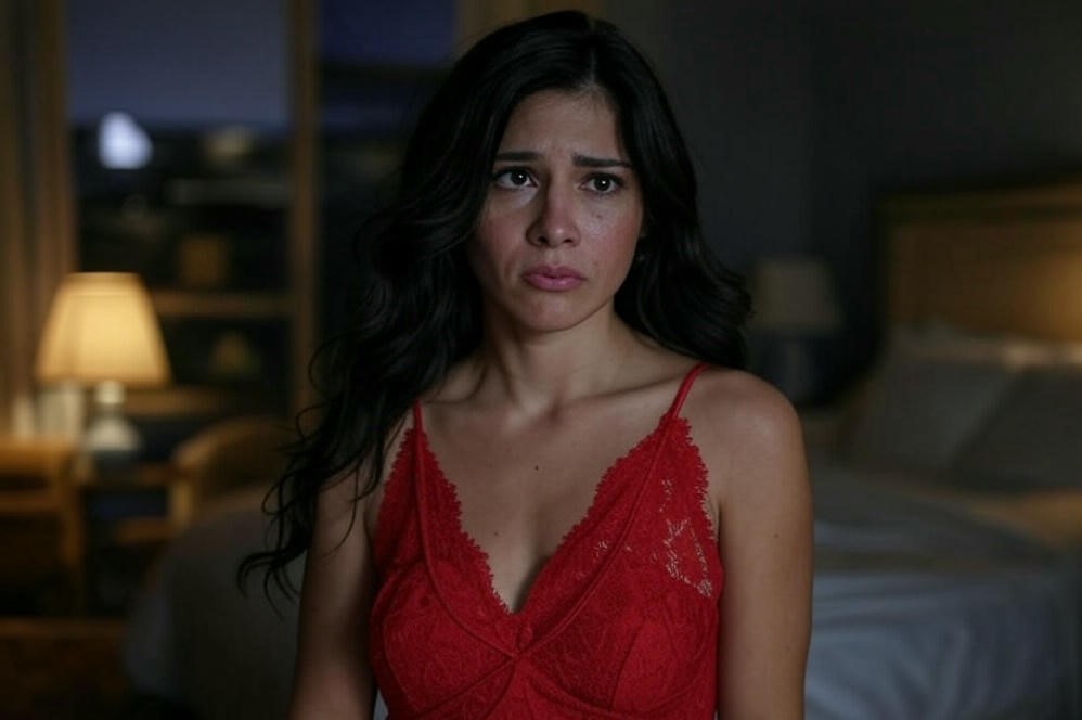 a woman in a red nightie, sex life after celibacy